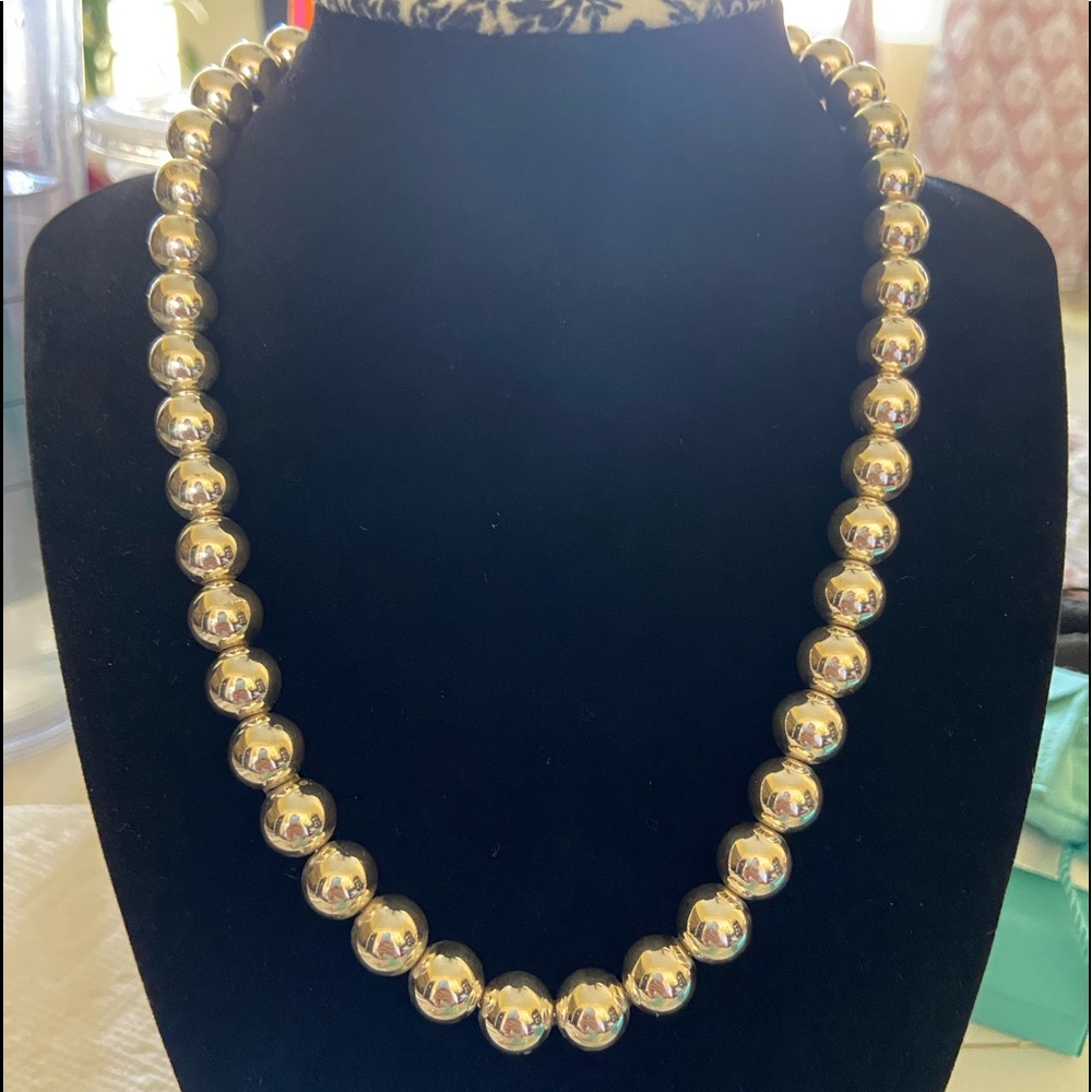 Tiffany & Co. Sterling Silver Bead Necklace